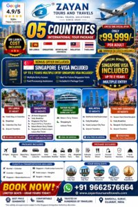 05 Countries International Tour Package